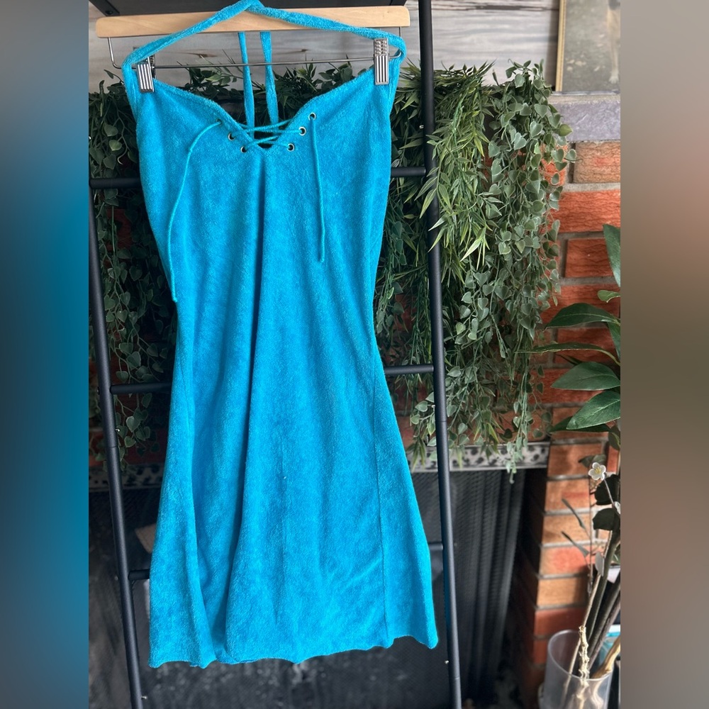 Y2K terry cloth dress